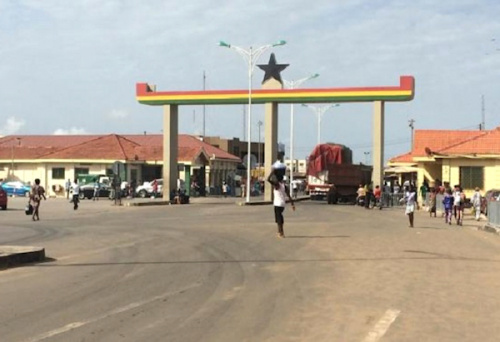 Frontière Togo Ghana