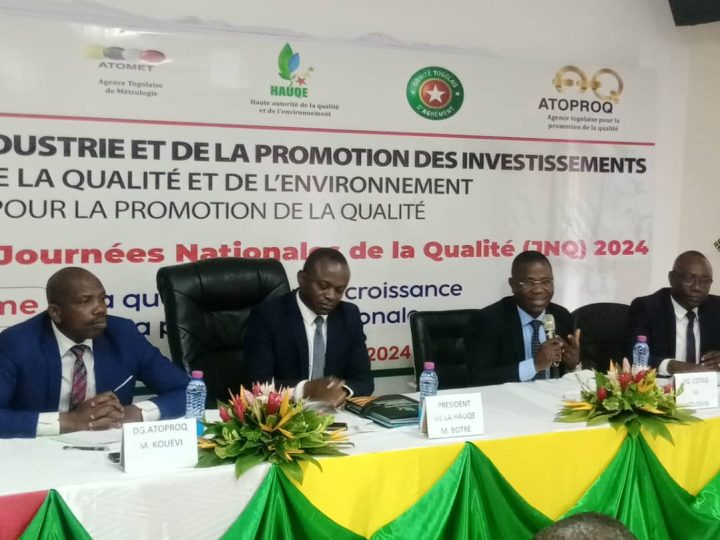 Togo : les Journées Nationales de la Qualité officiellement lancées